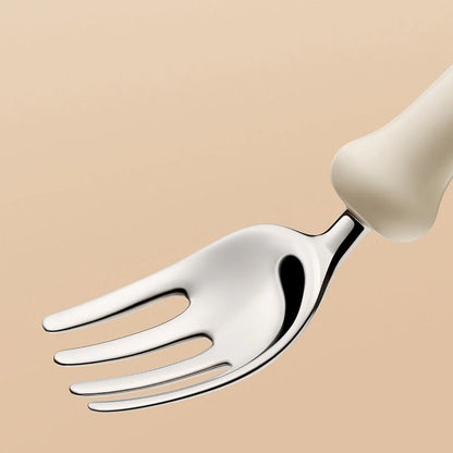 Bộ thìa nĩa ăn dặm không gỉ cho bé Thyseed